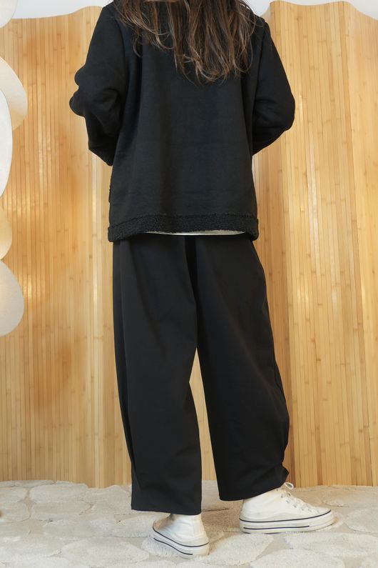 Shearling Flight Jacket Black /50=